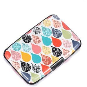 Girls Mini RFID Aluminum Wallet Credit Cards Holder Business Card Case